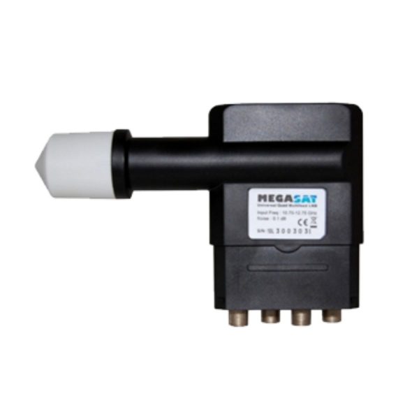 MEGASAT Slim Quad LNB 23mm 0.1dB