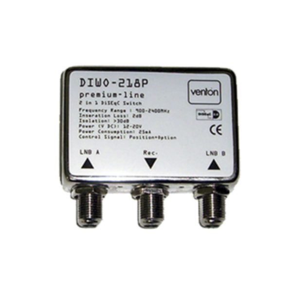 Venton DiseqC 2/1 DIWO 218P Premium Line Αδιάβροχος με κάλυμα