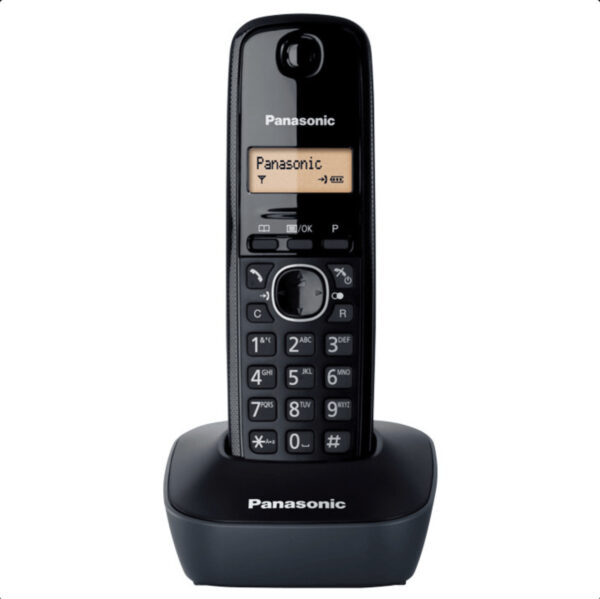 Ασύρματο Τηλέφωνο Panasonic KX-TG1611GRΗ Black/Gray