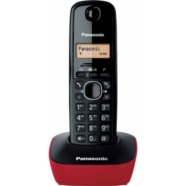 Ασύρματο Τηλέφωνο Panasonic KX-TG1611GR Black/Red - Image 2