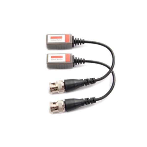 ANGA Video Balun Παθητικό CPB-101C-2 (Ζεύγος) (Συμβατό με Analog, AHD, TVI, CVI) με Προστασία υπέρτα