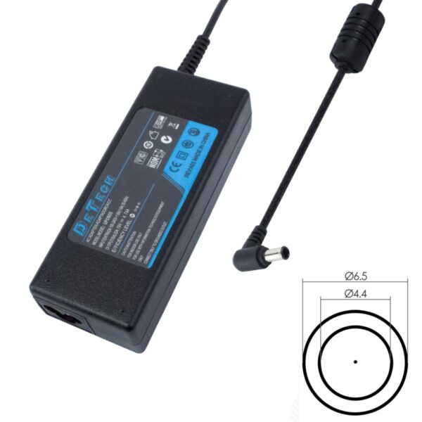 DeTech Τροφοδοτικό Ρεύματος Συμβατό με Sony 90W 19.5V/4.7A 6.5" 4.4mm 274
