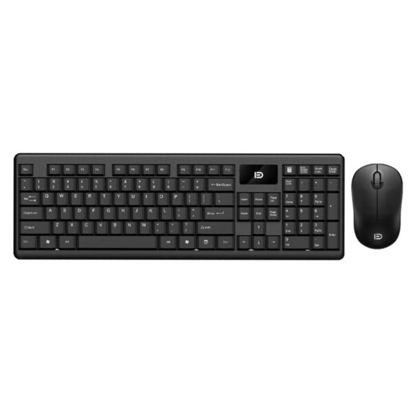 Combo mouse and keyboard D 1600, Black - 6116 (UK)