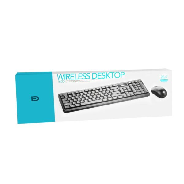 Combo mouse and keyboard D 1600, Black - 6116 (UK) - Image 2