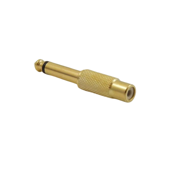 TA100-1 ADAPTOR RCA ΘΗΛΥΚΟ - ΚΑΡΦΙ 6,3mm