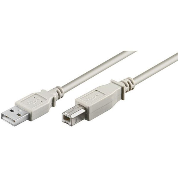 Καλώδιο Εκτυπωτή USB A σε USB B, 5m, DeTech, High Quality – 18040
