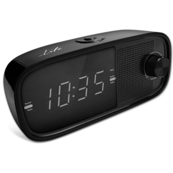 LIFE RAC-002 RADIO ALARM CLOCK WITH LED DISPLAY