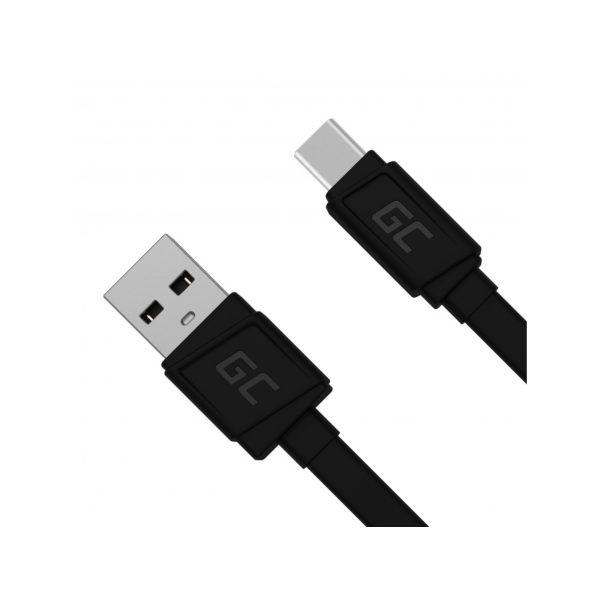 Green Cell KABGC03 USB cable 0.25 m USB A USB C Black