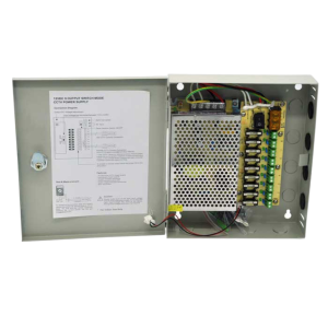Σταθεροποιημένο τροφοδοτικό 12V / 10A / 120W, 9 εξόδων, ANGA CP1209-10A-9
