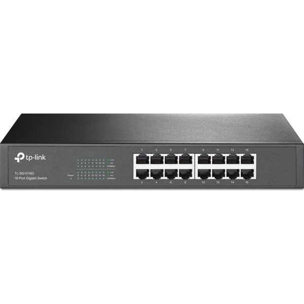 TP-LINK TL-SG1016D v8 Unmanaged L2 Switch με 16 Θύρες Gigabit (1Gbps) Ethernet