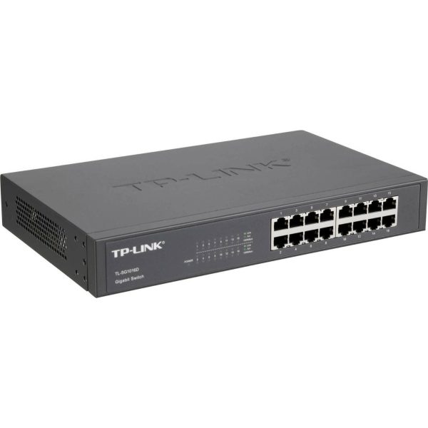 TP-LINK TL-SG1016D v8 Unmanaged L2 Switch με 16 Θύρες Gigabit (1Gbps) Ethernet - Image 3