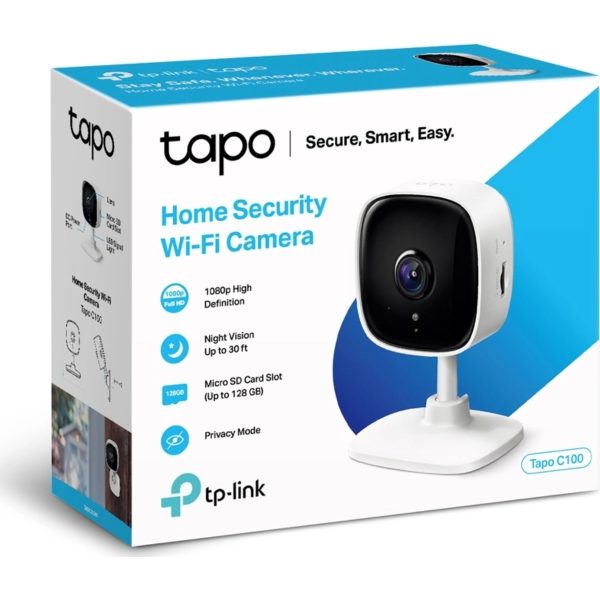 TP-LINK Wi-Fi Camera Tapo-C100 Full HD, Motion Detection, V.4.0 με αμφίδρομη επικοινωνία - Image 2