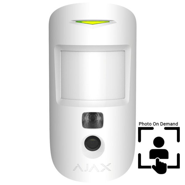 Ajax Systems Motion Cam (PHOD) on Demand Αισθητήρας Κίνησης PET Λευκό