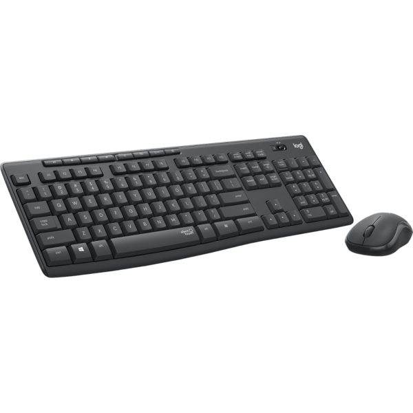 Logitech MK295 Silent Ασύρματο Σετ Πληκτρολόγιο & Ποντίκι Αγγλικό US Graphite - Image 2