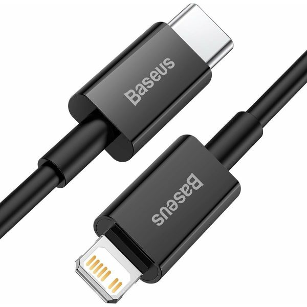 Baseus Superior USB-C to Lightning Cable 20W Μαύρο 1m (CATLYS-A01) - Image 2