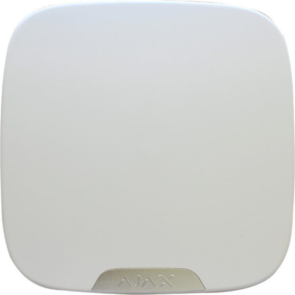 Ajax Systems Brandplate Κάλυμμα Περιφερειακών Συστημάτων Συναγερμού Brandplate για StreetSiren DoubleDeck Λευκό