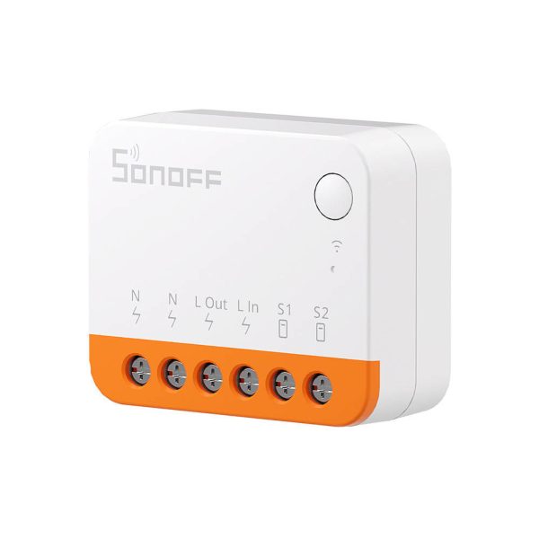 Sonoff MiniR4 Extreme Ενδιάμεσος Διακόπτης Λευκός