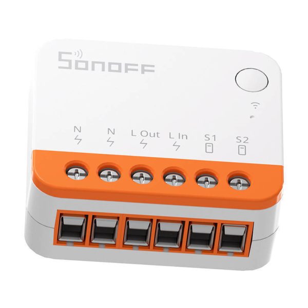 Sonoff MiniR4 Extreme Ενδιάμεσος Διακόπτης Λευκός - Image 2