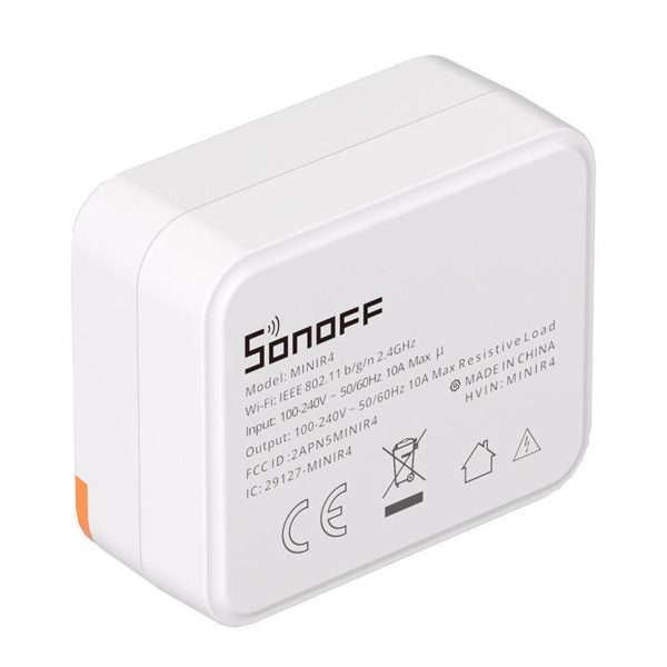 Sonoff MiniR4 Extreme Ενδιάμεσος Διακόπτης Λευκός - Image 3