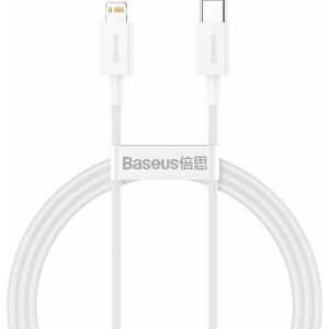 Baseus Superior USB-C to Lightning Cable 20W Λευκό 1m (CATLYS-A02)