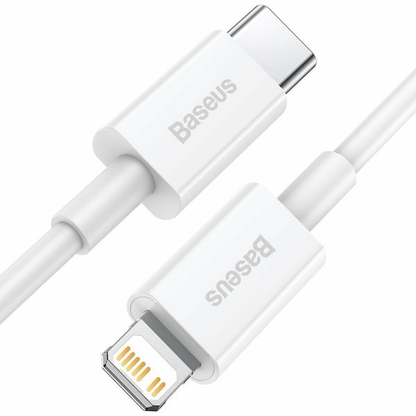 Baseus Superior USB-C to Lightning Cable 20W Λευκό 1m (CATLYS-A02) - Image 2