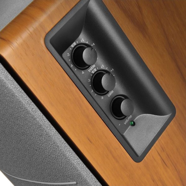 Edifier R1280DB Αυτοενισχυόμενα Ηχεία 2 Δρόμων με Bluetooth 42W (Ζεύγος) Καφέ - Image 3
