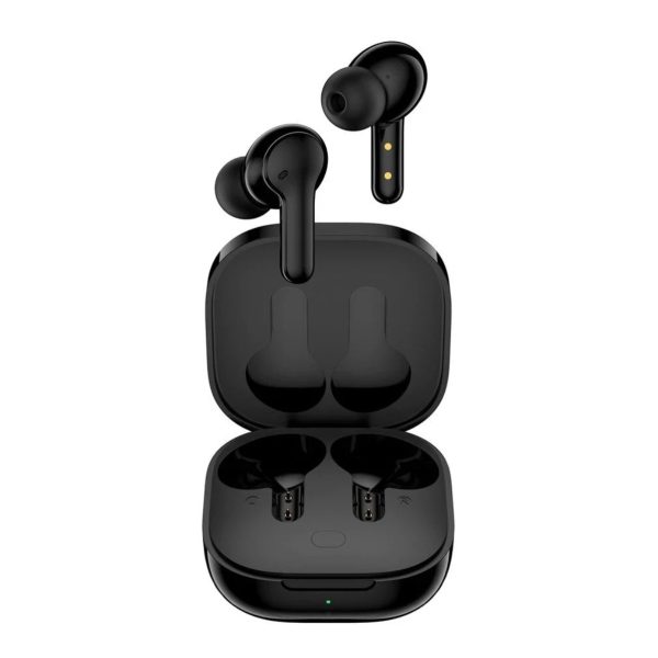 QCY T13 In-ear Bluetooth Handsfree Ακουστικά με Αντοχή στον Ιδρώτα και Θήκη Φόρτισης Μαύρα