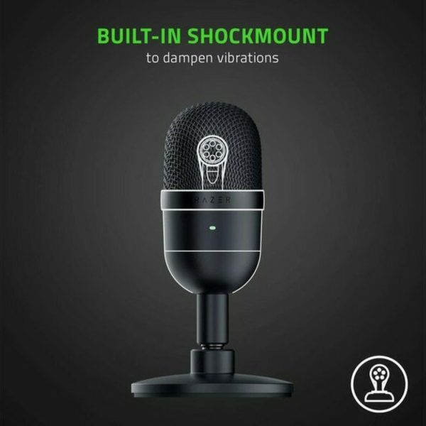 Razer Seiren Mini Πυκνωτικό Μικρόφωνο USB Επιτραπέζιο Φωνής Black - Image 7