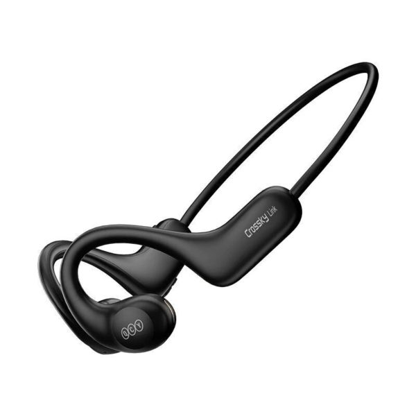 QCY Crossky Ασύρματα Bluetooth Ακουστικά Earhook Link Air Conduction Μαύρα - Image 3