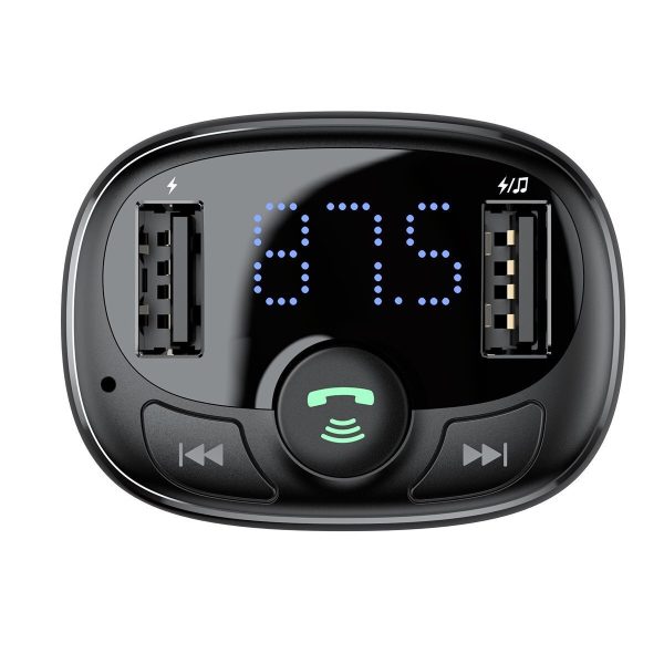 Baseus FM Transmitter Αυτοκινήτου με Bluetooth / MicroSD / USB (CCMT000001) - Image 2