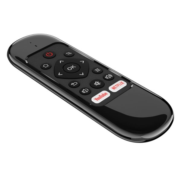 Wireless remote control No brand H6, Air mouse, USB 2.4GHz, Microphone, IR learning, Black - Image 3