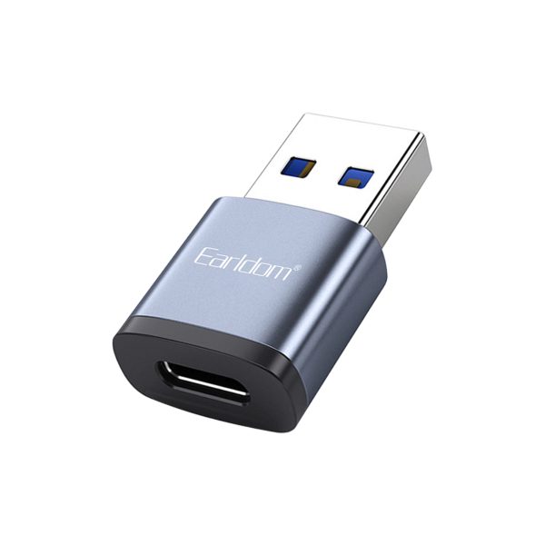 Προσαρμογέας Earldom ET-OT61, Type-C F σε USB 3.0, Γκρί