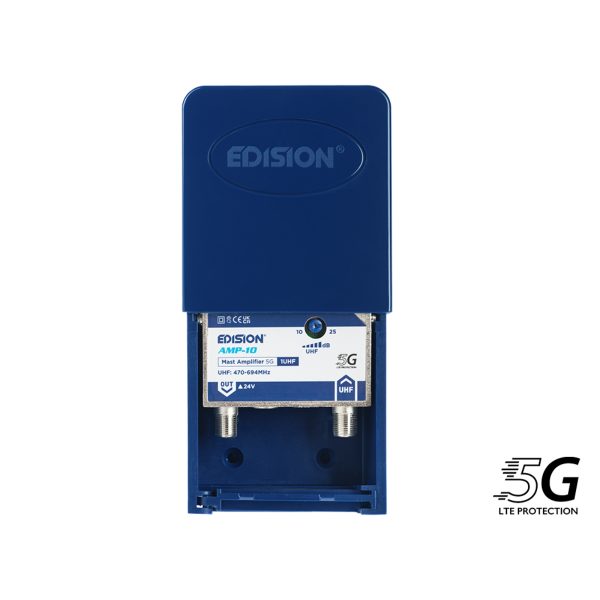 ΕΝΙΣΧΥΤHΣ ΙΣΤΟΥ Edision AMP-10 5G 1UHF 10-25db 24V