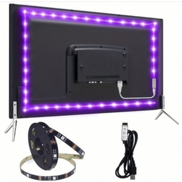 WIFI SMART ΤUYA Ταινία LED TV BLACKLIGHT USB (5V) RGB 30 LED/M με Τηλεχειριστήριο - Image 2