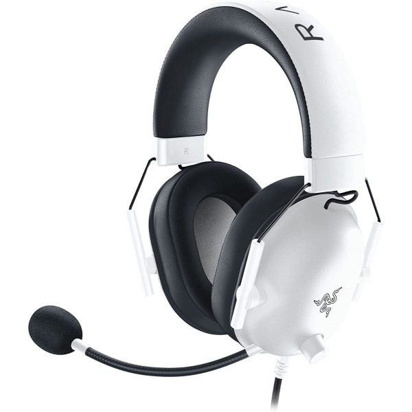 Razer BlackShark V2 X Over Ear Gaming Headset με σύνδεση 3.5mm Λευκό