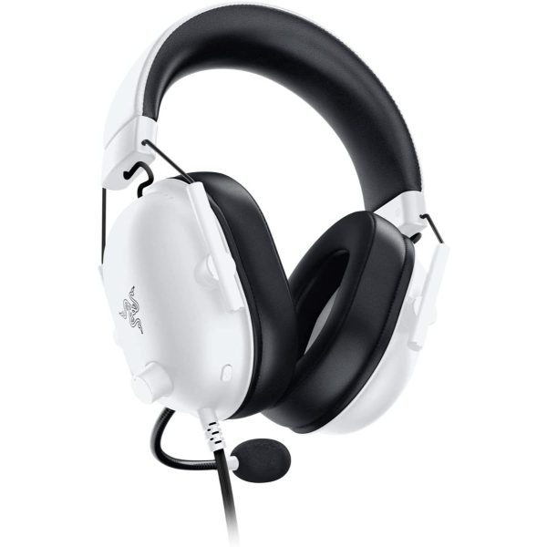 Razer BlackShark V2 X Over Ear Gaming Headset με σύνδεση 3.5mm Λευκό - Image 3