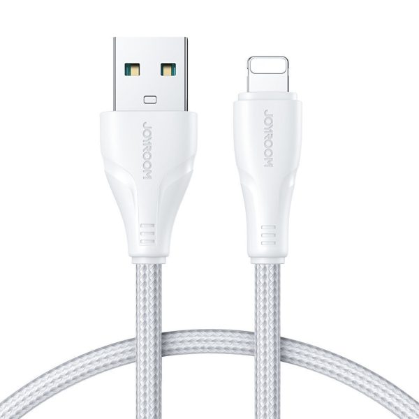 Joyroom S-UL012A11 Braided USB-A to Lightning Cable Λευκό 0.25m