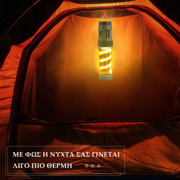 Επαναφορτιζόμενος Φακός Led Alpin 4+1 400 lumens ES10 MiniREPEL Απωθητικό κουνουπιών - Image 5