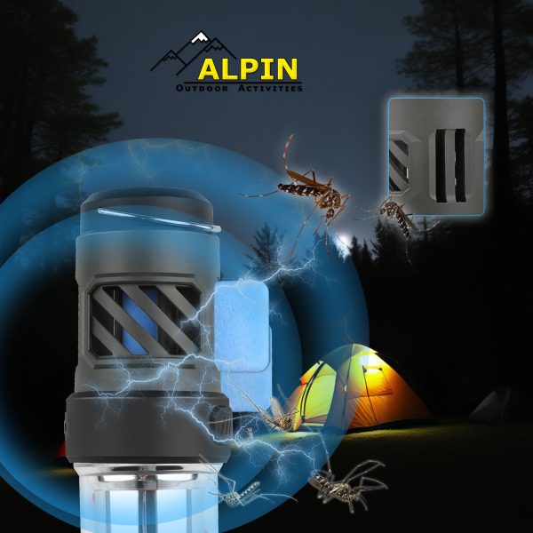 Επαναφορτιζόμενος Φακός Led Alpin 4+1 400 lumens ES10 MiniREPEL Απωθητικό κουνουπιών - Image 3