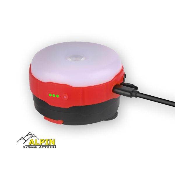 Alpin 2Light 500Lm Power Bank + Dynamo φακός camping / Μαύρο / AK-ES512_1 - Image 3