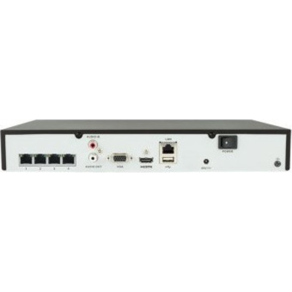 Hikvision HiWatch HWN-2104MH-4 Καταγραφικό NVR 4MP / 4CH / POE(STD)(D) - Image 2