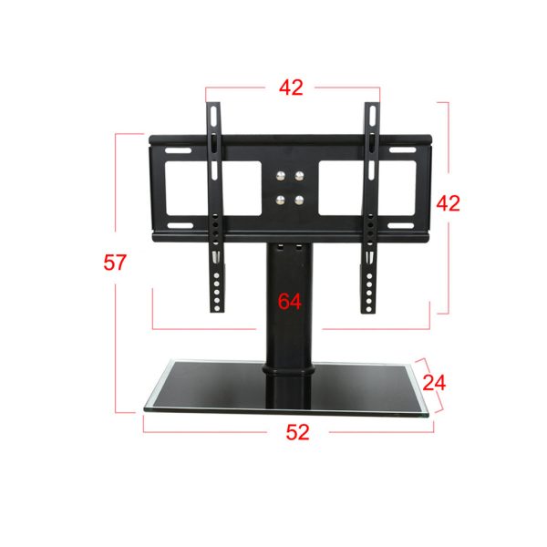 HT-007 Επιτραπέζια Βάση Τηλεόρασης 37" Έως 55" Μέγιστου Βάρους 50kg Και VESA Εως 600x400mm - Image 2