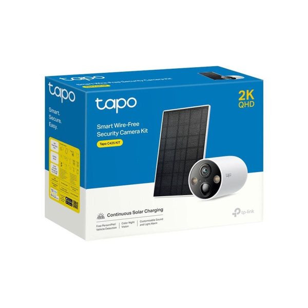 TP-LINK Tapo C425 KIT v1.2 IP Κάμερα Παρακολούθησης Wi-Fi Full HD+ 4MP Αδιάβροχη Μπαταρίας με Αμφίδρομη Επικοινωνία - Image 3