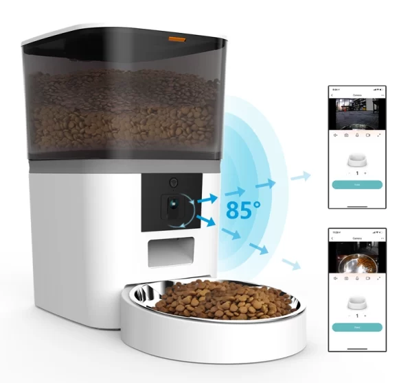 BRUNO smart ταΐστρα κατοικίδιων BRN-0148 με κάμερα, 6L, Wi-Fi, λευκή - Image 5