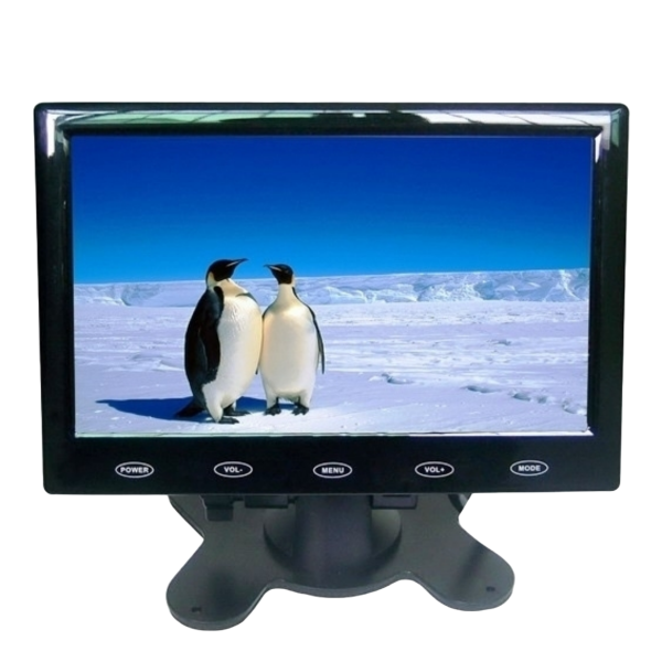 ML-707H Έγχρωμο Monitor Για PC & CCTV 7'' Με Εισόδους AV, VGA, HDMI Και Τηλεχειριστήριο