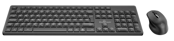 POWERTECH set ποντίκι & πληκτρολόγιο PT-1151, ασύρματο, 1600DPI, μαύρο - Image 2
