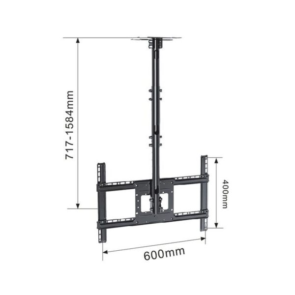 TVY-1128 Βάση Στήριξης Οροφής Για Τηλεοράσεις LCD - LED Από 37" Έως 70" - Image 2