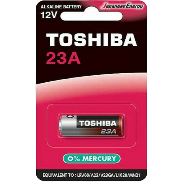 Toshiba Αλκαλική Μπαταρία 23A 12V, 1τμχ (23A BP-1C​)