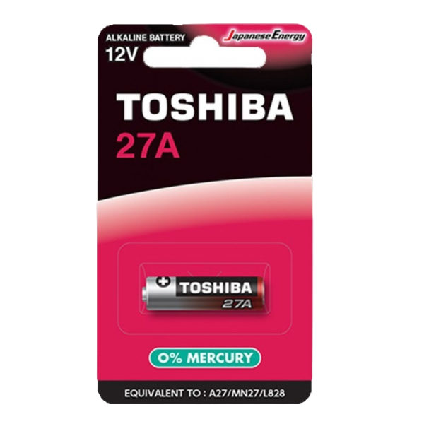 Toshiba Αλκαλική Μπαταρία 27A 12V 1τμχ 13507