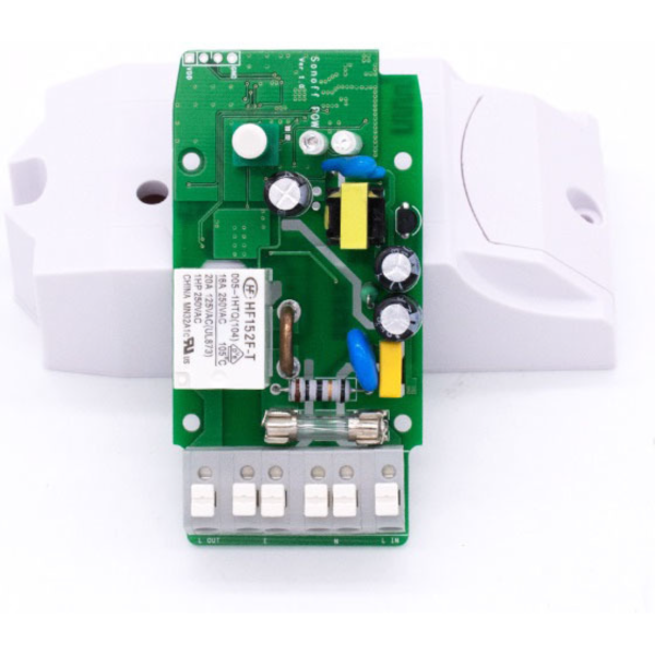 Sonoff POWR2 Smart Ενδιάμεσος Διπλός Διακόπτης Wi-Fi Λευκός - Image 3